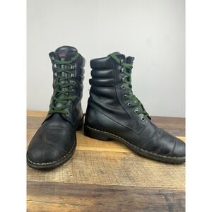 Stylmartin Urban Series Black Leather Motorcycle Boots Mens EU44 US11